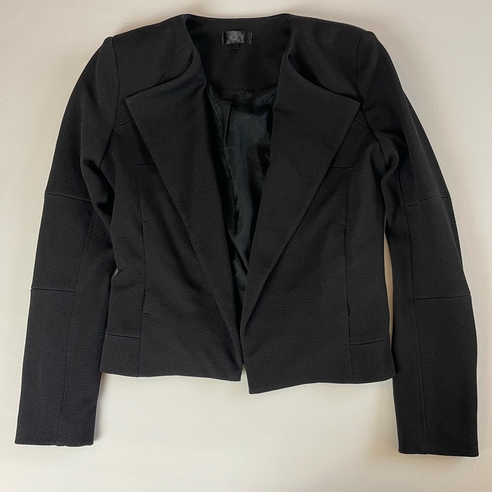 Topshop Black Women's Blazer Open Front